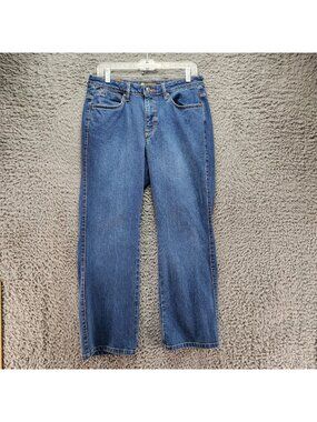 Wrangler Jeans Womens 8 Short Aura Blue Stretch Denim Bootcut
